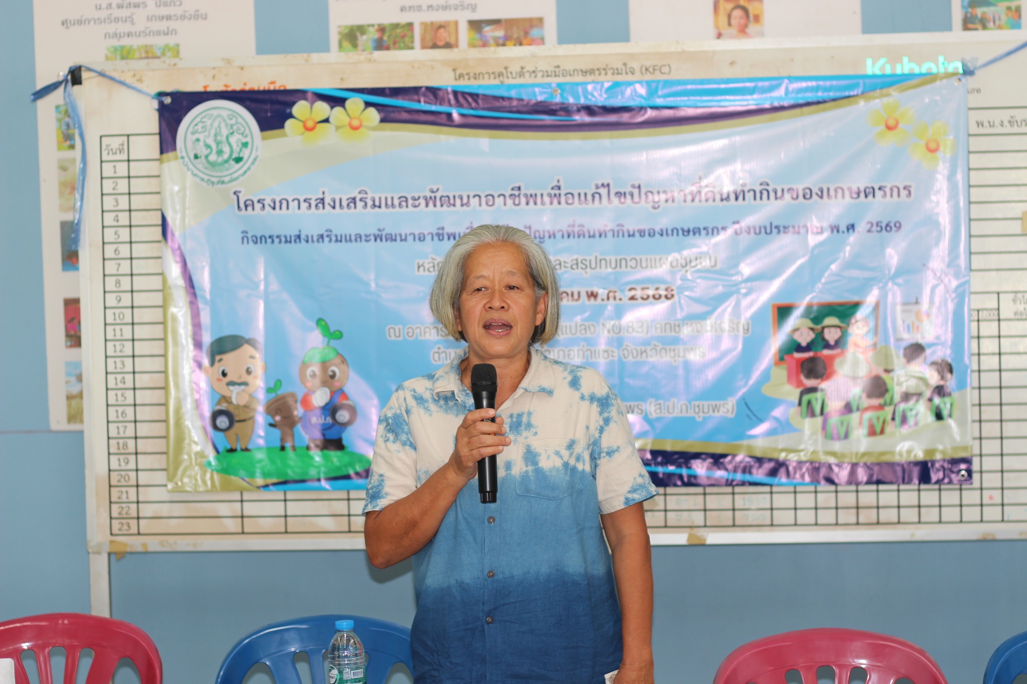 title - วันอังคารที่ 16 ธันวาคม พ.ศ. 2568 นายนิกร ไพริน ปฏิรูปที่ดินจังหวัดชุมพร มอบหมายให้ นางสาวเกศินี บุญสม นักวิชาการปฏิรูปที่ดินชำนาญการ จัดฝึกอบรมเกษตรกรโครงการส่งเสริมและพัฒนาอาชีพเพื่อแก้ไขปัญหาที่ดินทำกินของเกษตรกร กิจกรรมส่งเสริมและพัฒนาอาชีพเพื่อแก้ไขปัญหาที่ดินทำกินของเกษตรกร ปีงบประมาณ พ.ศ. 2569 หลักสูตรที่ 1 การจัดทำและสรุปทบทวนแผนชุมชน